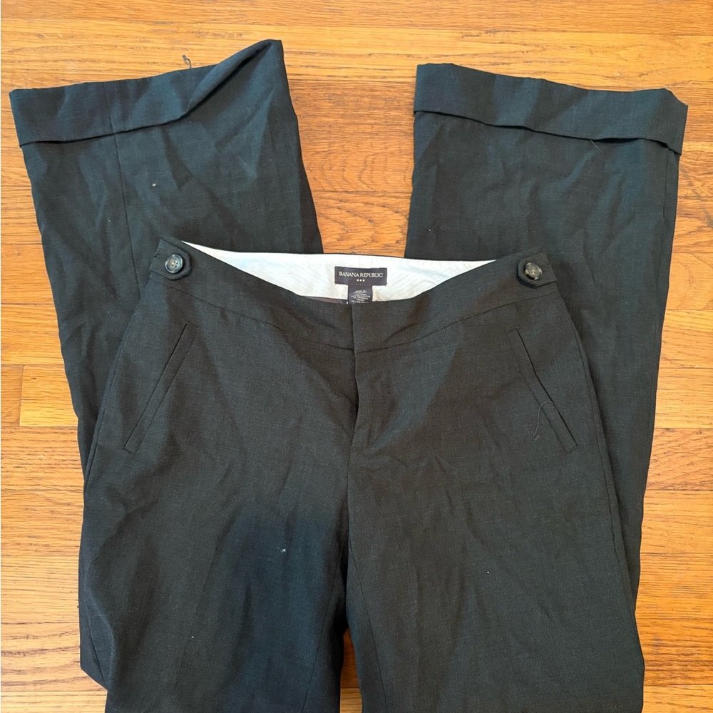 Banana Republic Charcoal Trousers